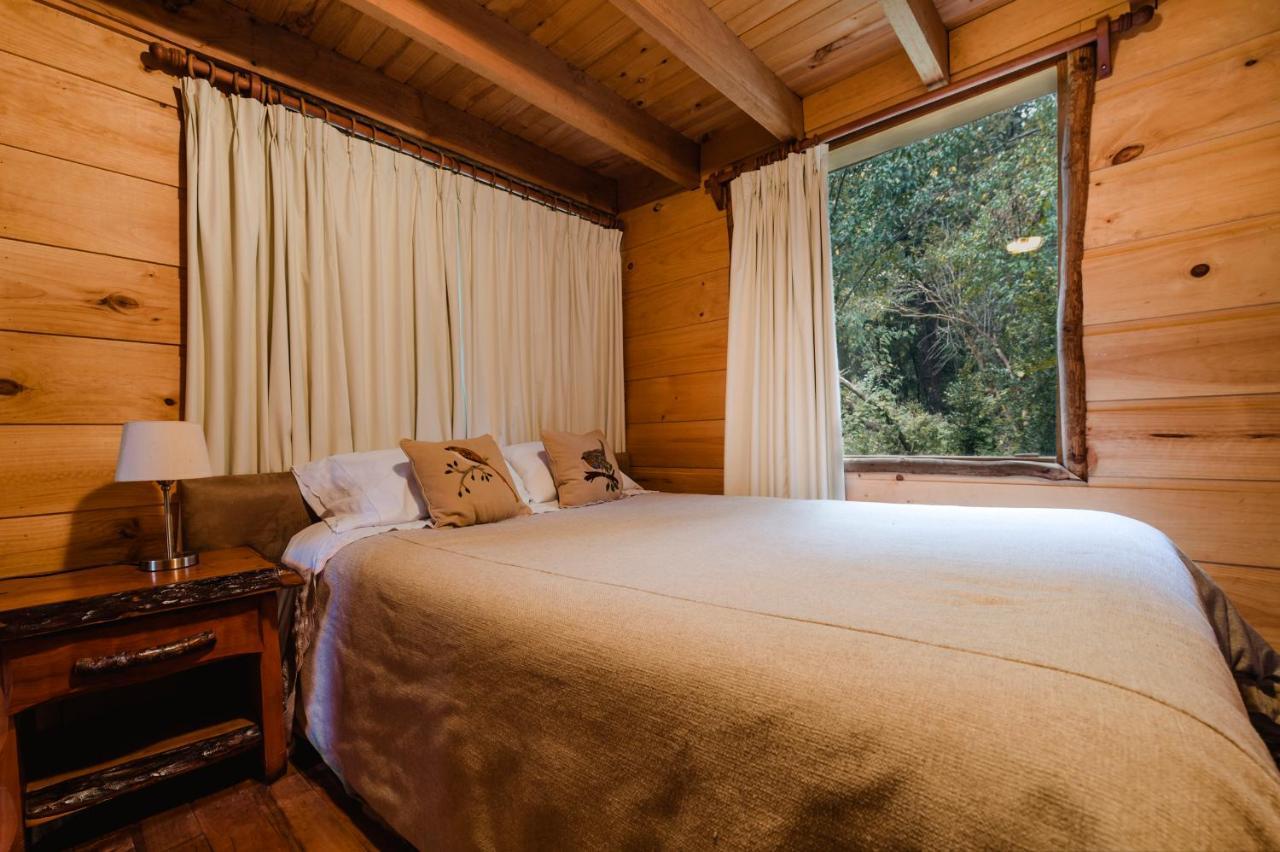Huilo Huilo Cabanas Del Bosque Puerto Fuy Quarto foto