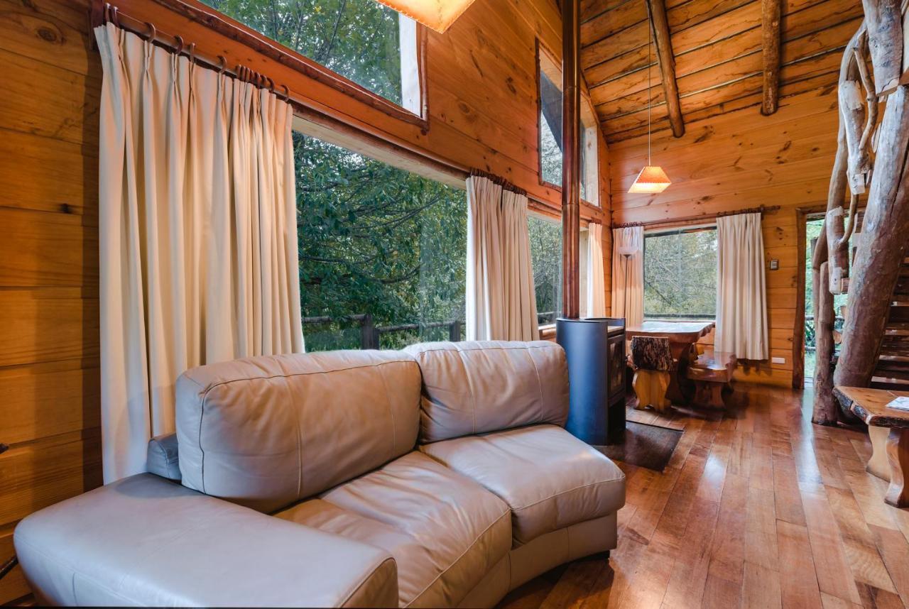 Huilo Huilo Cabanas Del Bosque Puerto Fuy Quarto foto