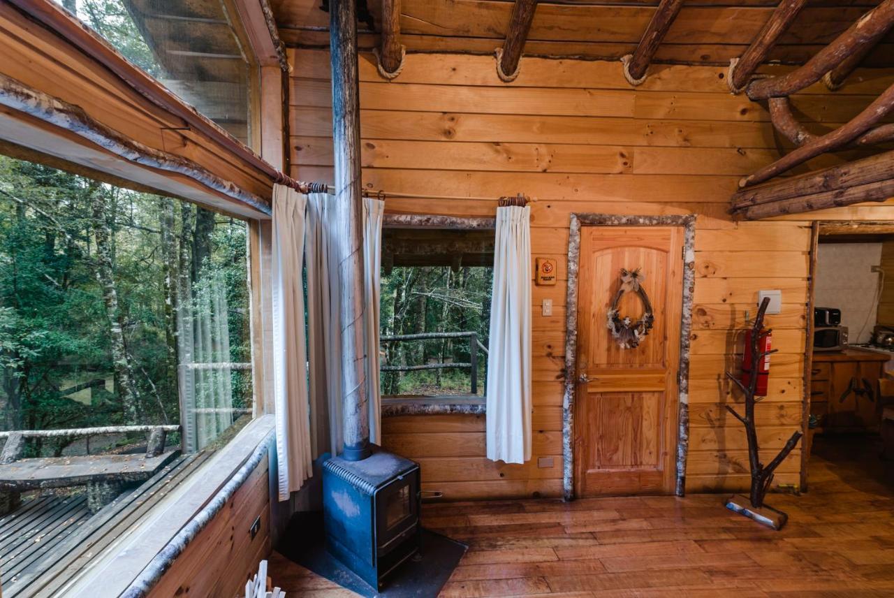 Huilo Huilo Cabanas Del Bosque Puerto Fuy Exterior foto